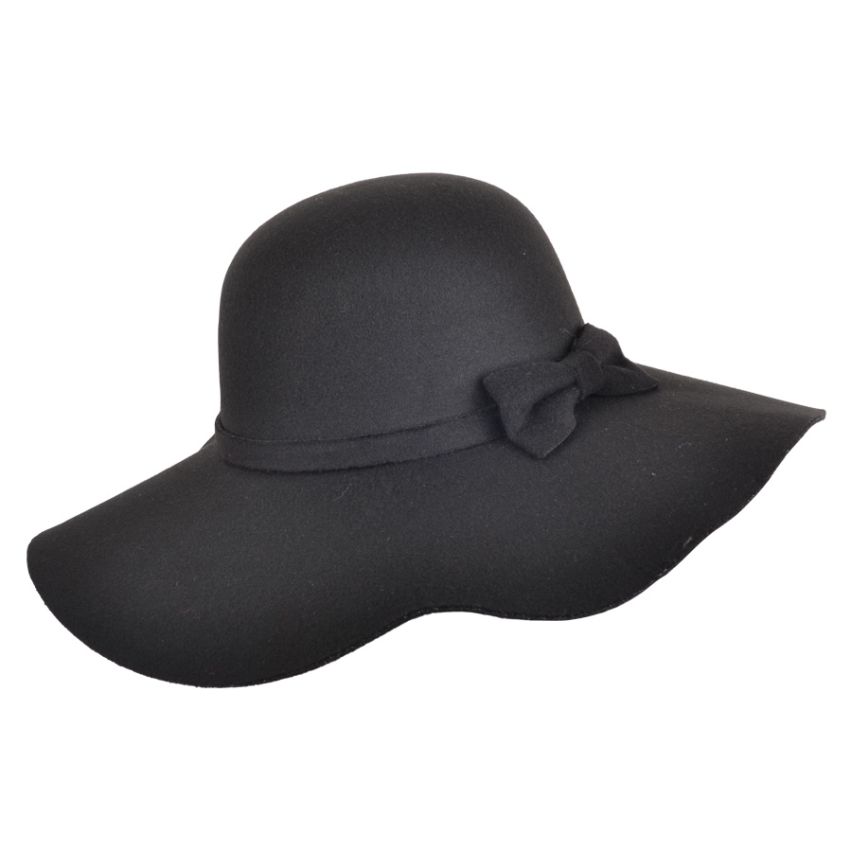 Maz Cotton Floppy Hat - Black.