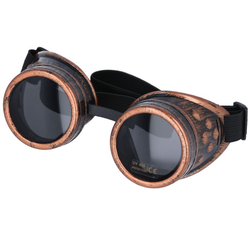 Bronze New Sell Vintage Steampunk Goggles Glasses Gothic Glasses for Cosplay Costumes