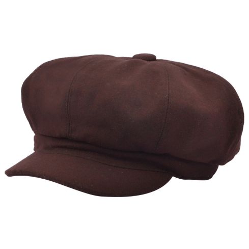 Unisex G&H Check Brown Flat Cap Hat Great Horse 