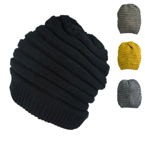 Maz Long Ribbed Beanie Hat - Assorted Colours 