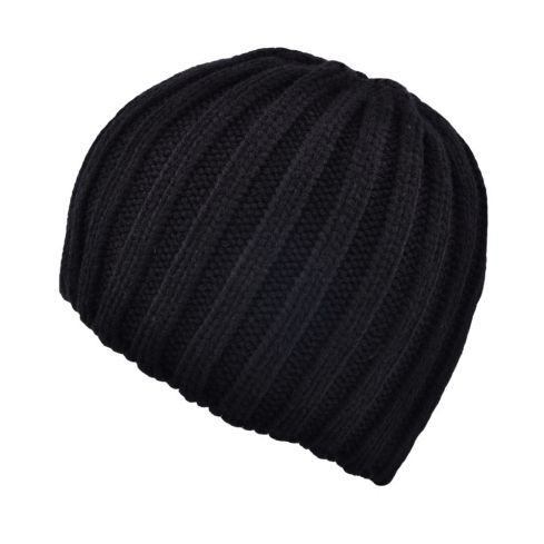 Maz Winter Knitted Short Ribbed Beanie Hat