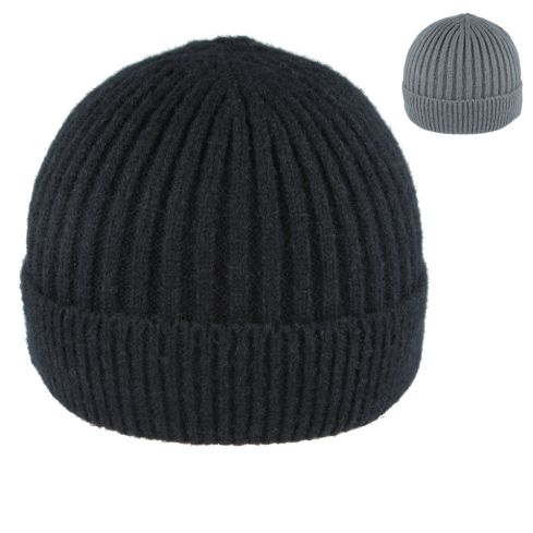 Maz Short knitted Beanies With folded edge Assorted Colours  