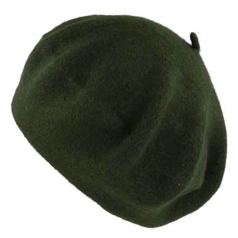 Maz Wool Beret - Army- Green