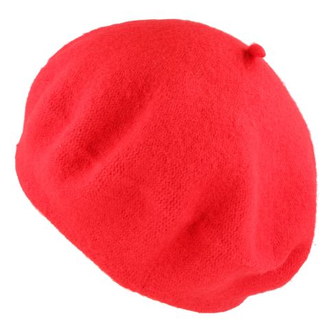 Maz Wool Beret Hat - Red