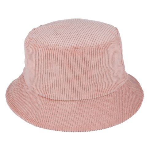Maz Corduroy Fisherman Bucket Hat - Baby Pink