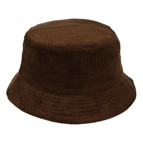 Maz Corduroy Fisherman Bucket Hat - Brown