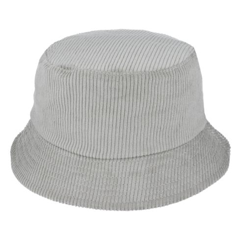 Maz Corduroy Fisherman Bucket Hat - Grey