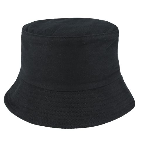 Maz Reversible Blank Fisherman Bucket Hat - Black