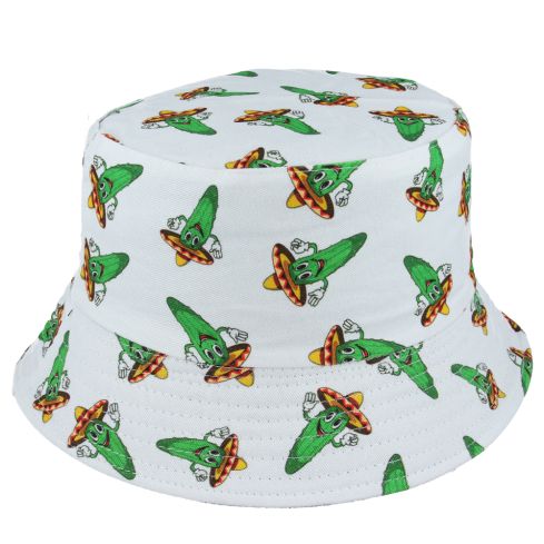 Cool Pickle Cucumber Style Summer Cotton Bucket Fisherman Hats