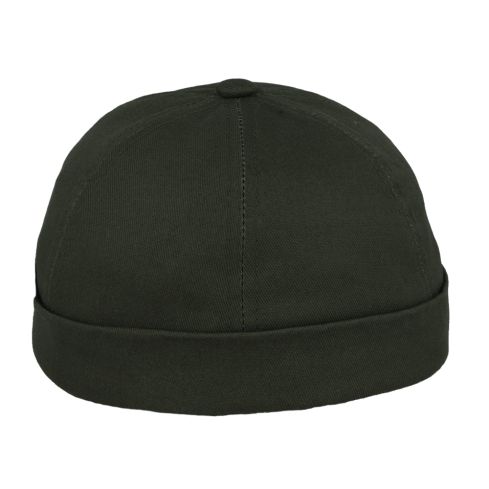Maz Cotton Rolled Cuff Retro Fashion Brimless Docker Hats