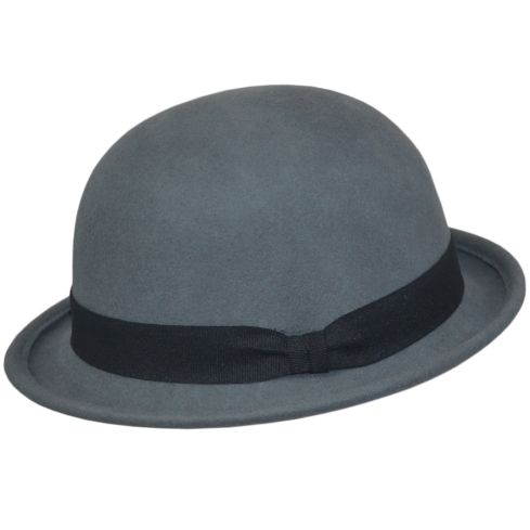 Maz Soft Crushable Bowler Hat - Grey