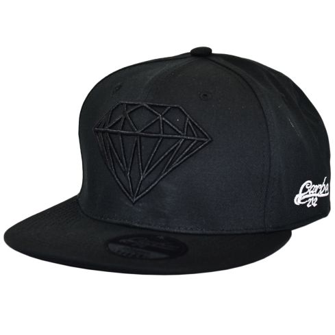 Carbon212 Diamond Snapback Cap - Black