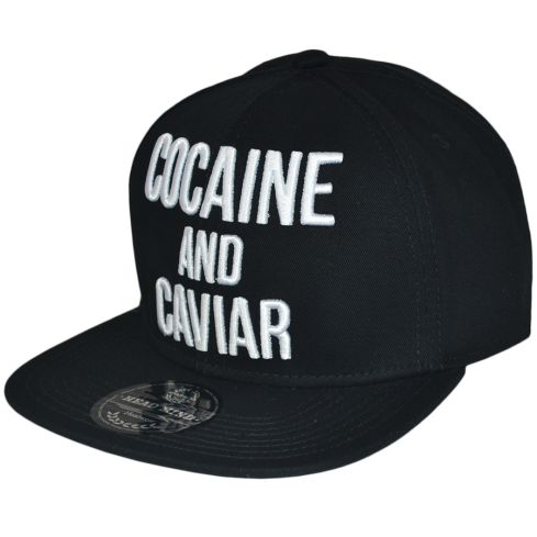 Carbon212 Cocaine & Caviar Snapback - Black