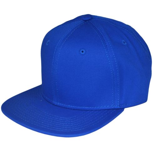 Plain Snapback Cap - Blue