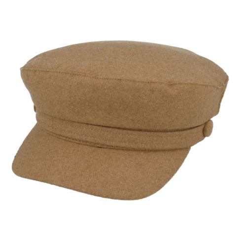 Maz Wool Breton, Sailor, Captain Hat - Black