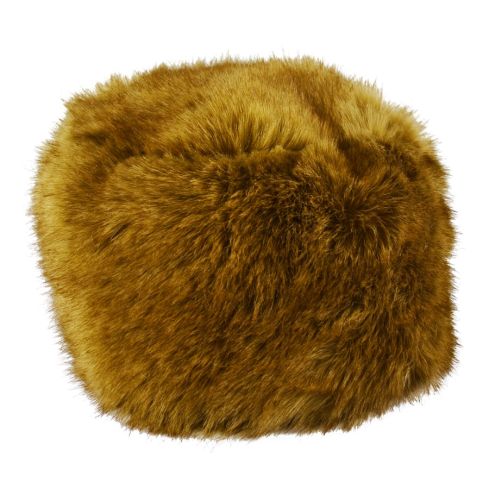 Full Faux Fur Cossack hat - Plain Camel