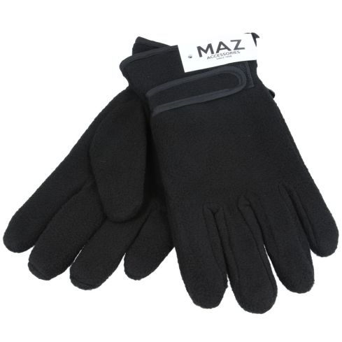 Maz Women's Thermal Fleece Winter Gloves - Black