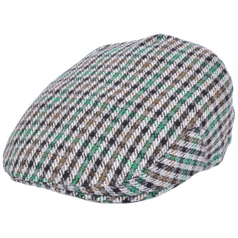 G&H Green Tweed Flat Cap