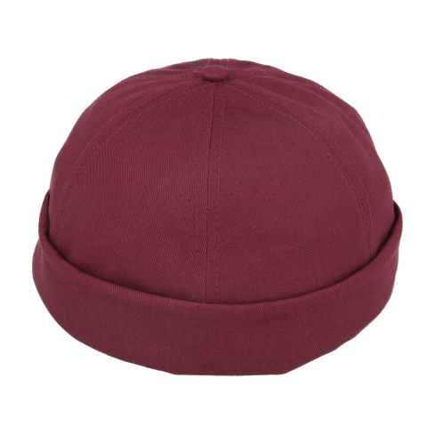 Maz Cotton Docker Rolled Cuff Retro Fashion Brimless Hats