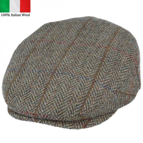 Gladwin Bond Hatters London Italian Wool Flat Caps