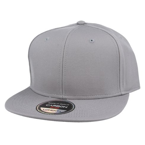 Carbon212 Plain Snapback  Cap – Grey