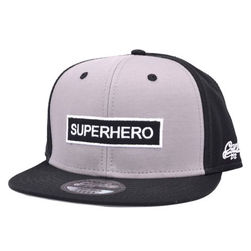 CARBON212 SUPER HERO SNAPBACK CAP - BLACK/GREY