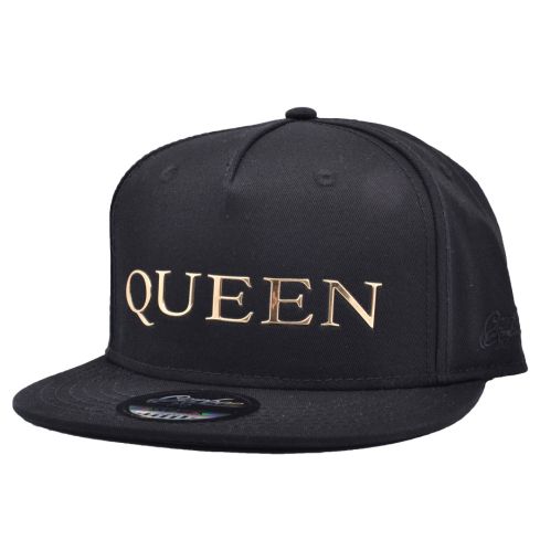 Carbon212 Queen Snapback Caps - Black 