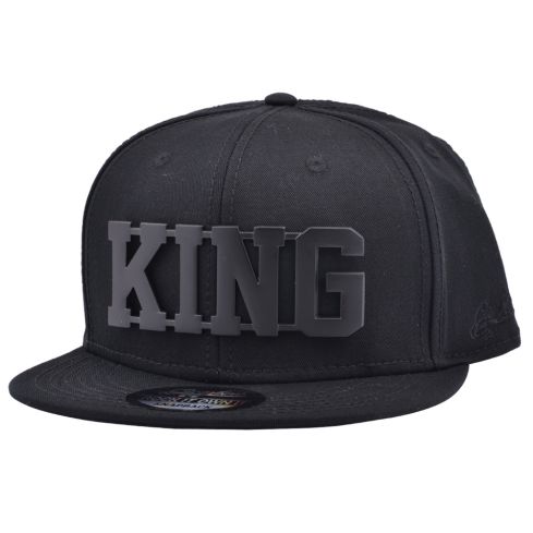 Carbon 212 King Metal Logo Snapback Cap - Black