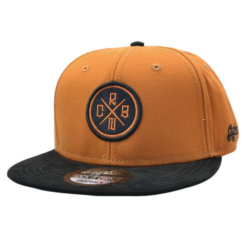 Carbon212 Extreme Edition Round Patch Snapback - Brown-Black