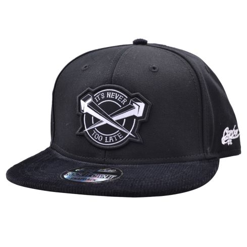 Carbon212 It's Never Too Late Patch Snapback - Black