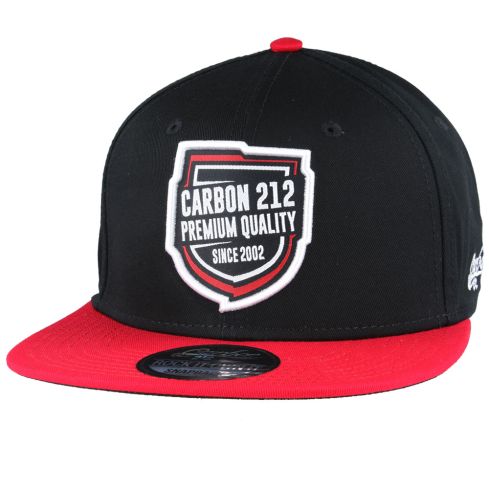 Carbon212 Premium Quality Snapback Cap - Black