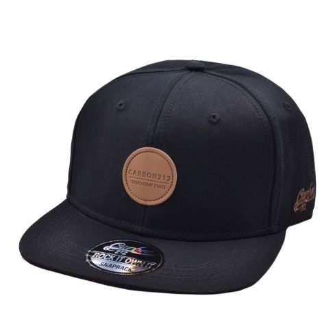 Carbon212 Extreme Edition Round Patch Snapback - Black