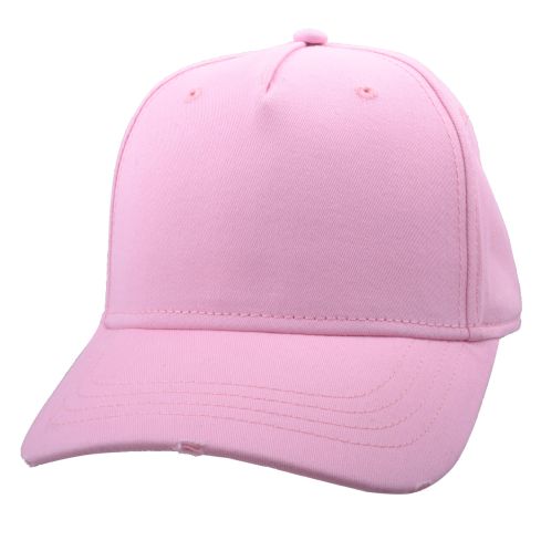 Carbon212 Distress Cotton Baseball Cap - Pink