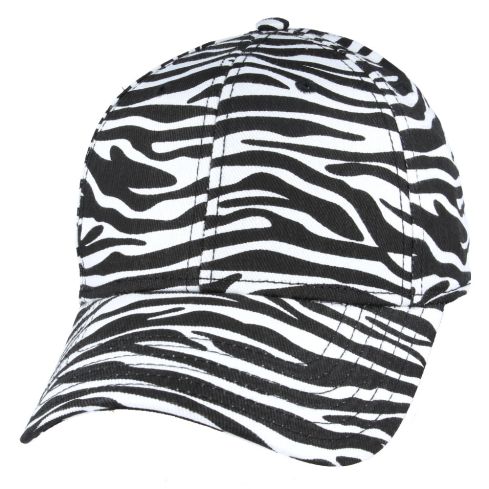 Carbon212 Zebra Print Baseball Cap - Zebra