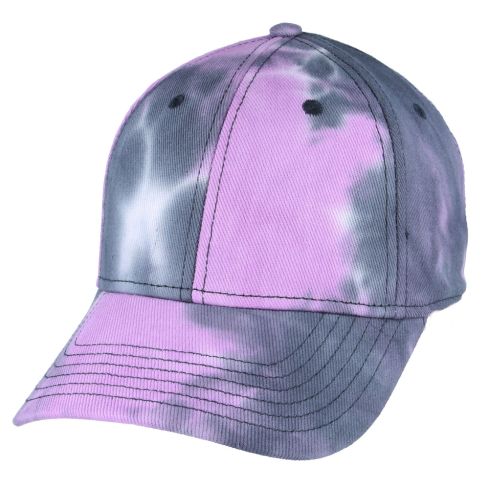 Carbon212 Tie Dye Colortone Baseball Cap - Purple