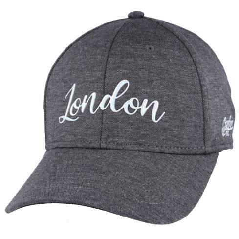 Carbon212 London Jersey Hotpress Baseball Caps - Black