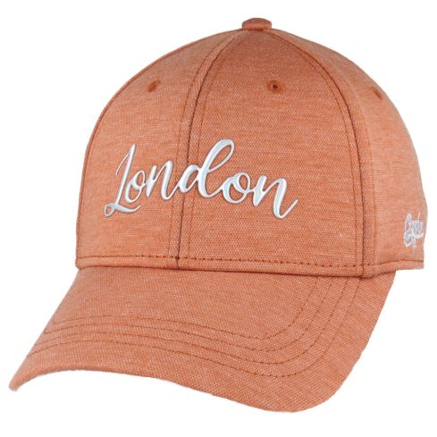 Carbon212 London Jersey Hotpress Baseball Caps - Orange