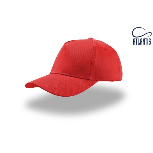 ATLANTIS KIDS CURVED BASEBALL CAP - RED