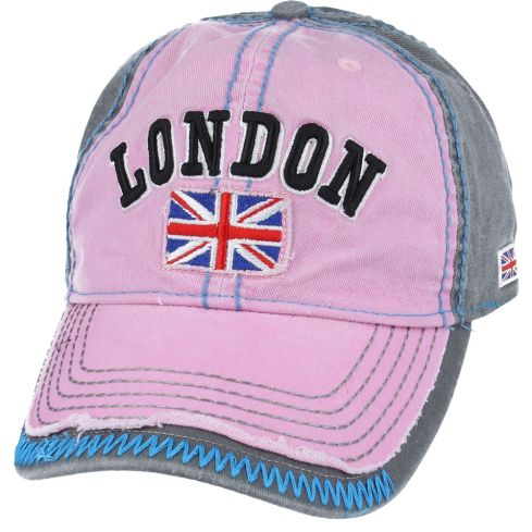 Carbon212 London Cotton Baseball Cap - Pink
