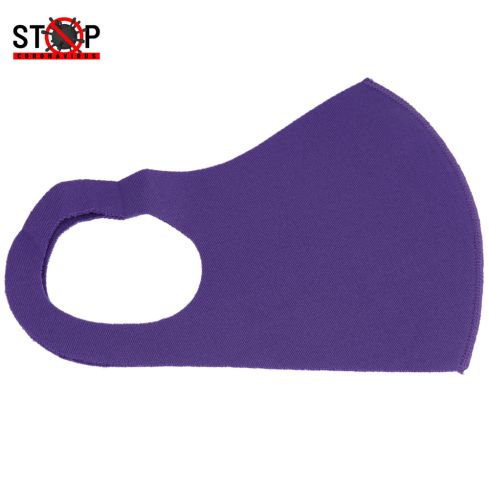 Maz Polyester Face Mouth Cover Dust proof Facial UV Protective Washable Reusable - Purple
