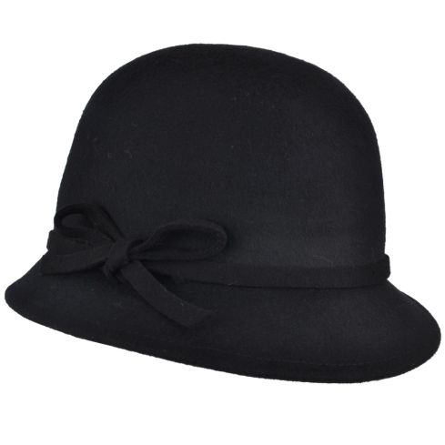 CLOCHE HAT – Black