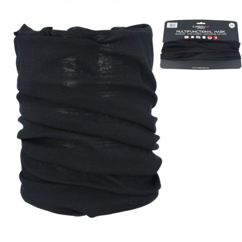 Carbon212 Multifunctional Neck Snood Hairband Tube Gaiter Sports Running Headband - Black