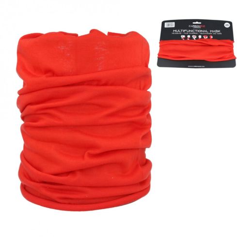 Carbon212 Multifunctional Neck Snood Hairband Tube Gaiter Sports Running Headband - Red