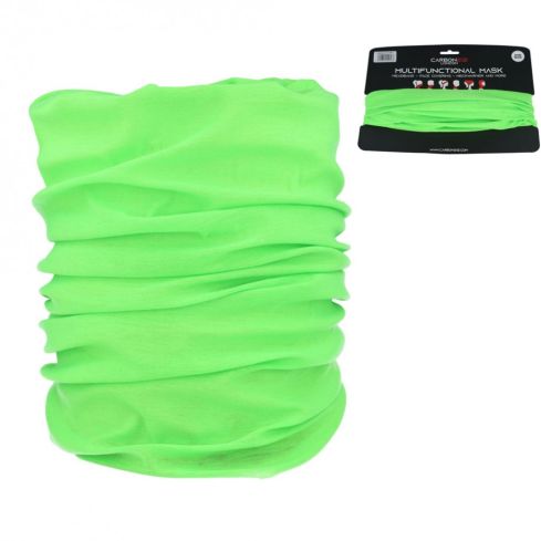 Carbon212 Neon Multifunctional Neck Snood Hairband Tube Gaiter Sports Running - Green