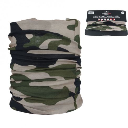 Carbon212 Camouflage Multifunctional Neck Snood Hairband Tube Gaiter Sports Running - Green