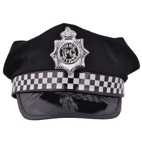 Maz Police Constable Officer Fancy Dress Cap                    