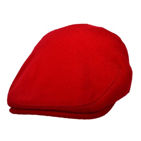 G&H Wool Flat Cap - Red