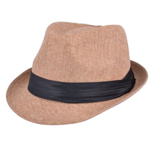 Maz Summer Cotton Trilby Hats - Natural