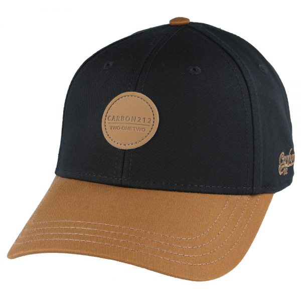 Carbon212 London Round Patch Baseball Cap - Brown