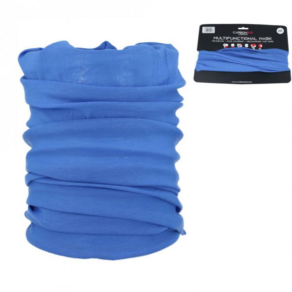 Carbon212 Multifunctional Neck Snood Hairband Tube Gaiter Sports Running Headband - Blue